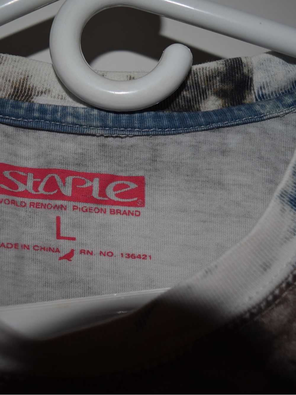 Staple Earth Satellite Graphic Tee - Blue, White & Brown - Picture 3 of 4